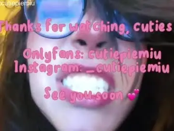 Chaturbate Private Sex Chat of cutiepiemiu