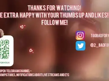 Chaturbate Best Webcam of 2badforyou