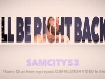 Chaturbate Sex Cam of samcity53