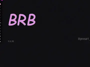 Chaturbate Best live sex cam show of lilyrose1_
