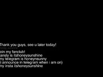 Chaturbate Nude Webcam of honey_sunshine