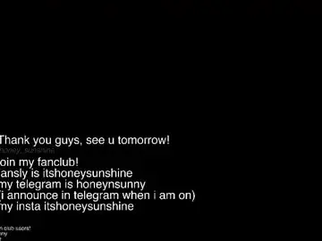 Chaturbate Nude Webcam of honey_sunshine